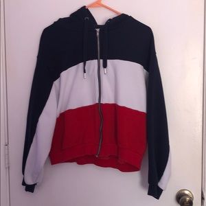 Jacket with hoodie